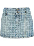 AMIRI denim mini skirt - Blue