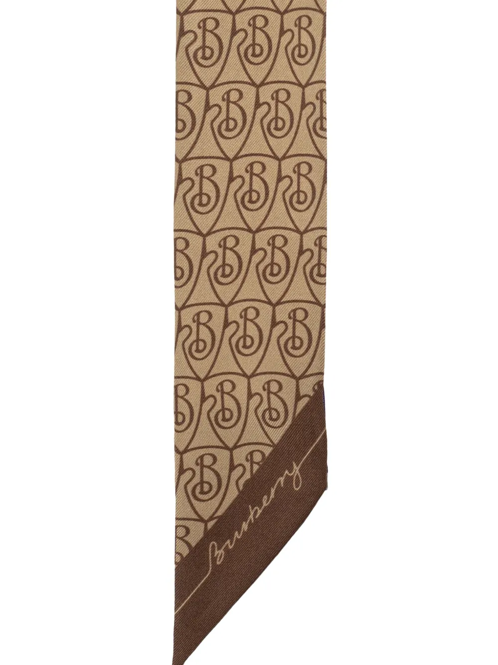 Burberry monogram printed scarf