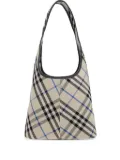 Burberry Check-pattern tote bag - Neutrals