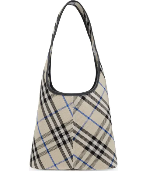 Burberry Check-pattern tote bag 