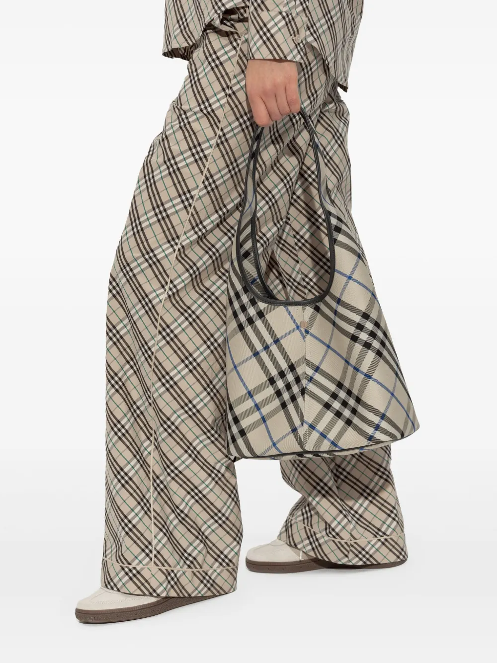 Burberry Check-pattern tote bag - Beige