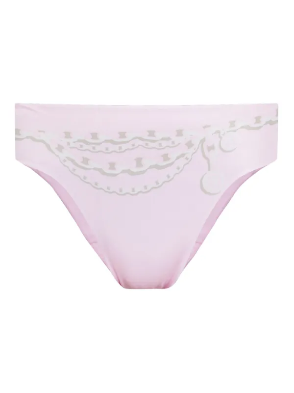 Versace チェーンプリント ビキニボトム | ピンク | FARFETCH JP