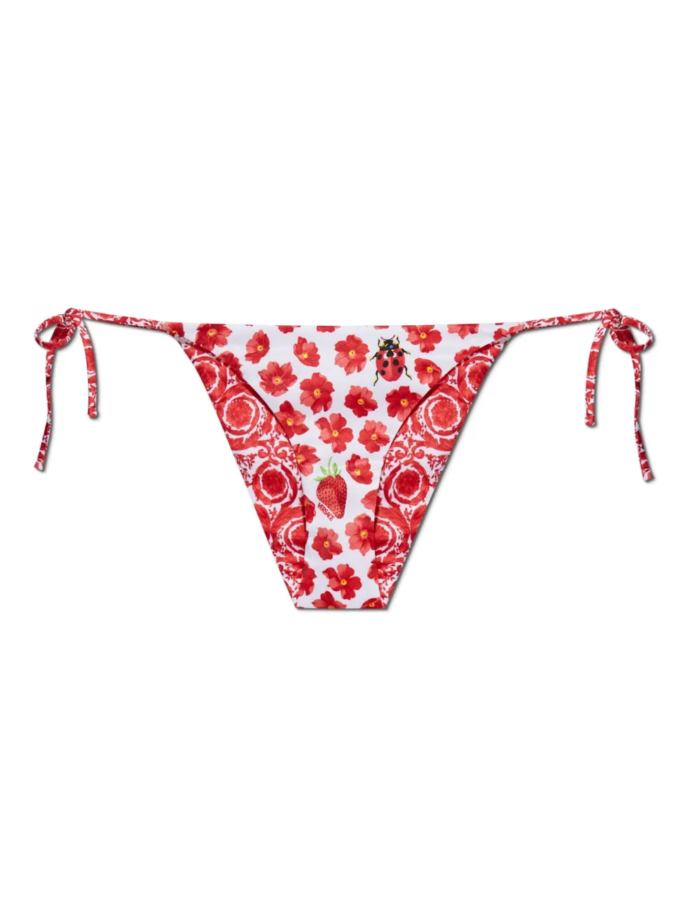 Versace reversible bikini briefs - Rosso