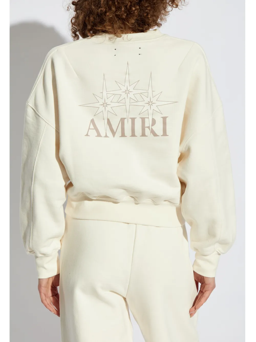 AMIRI Katoenen sweater met logoprint Wit
