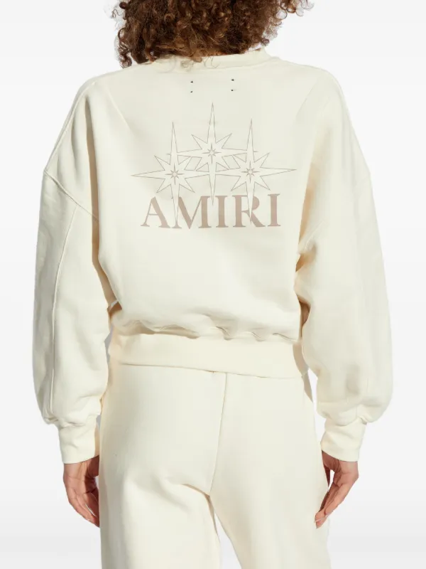 【AMIRI】コアロゴ スエットシャツ AMIRI ロゴ スウェットシャツ | ブラック | FARFETCH JP