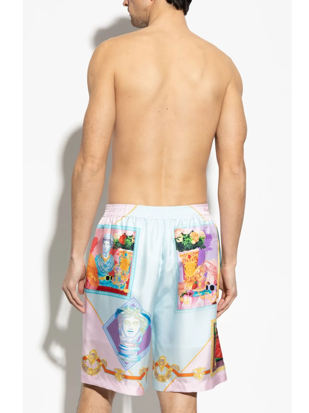 Versace Zijden shorts Blauw
