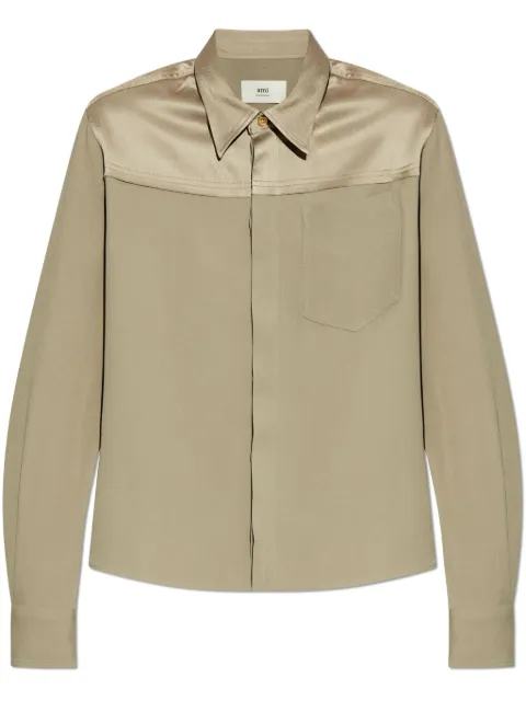 AMI Paris pointed-collar shirt 