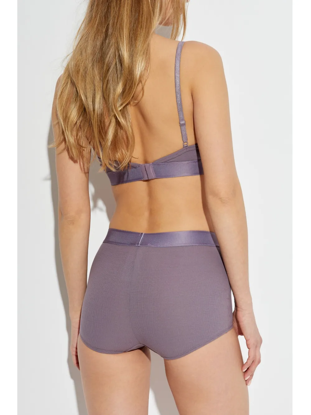 Versace Slip met logoband Paars