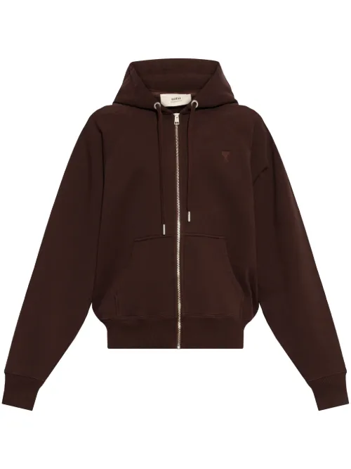 Hoodie à motif Ami de Coeur brodé - AMI Paris - Modalova