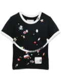 Maison MIHARA YASUHIRO smiley-face print T-shirt - Black