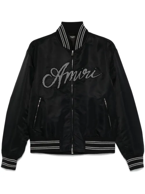 AMIRI veste bomber Script - Noir - AMIRI - Modalova