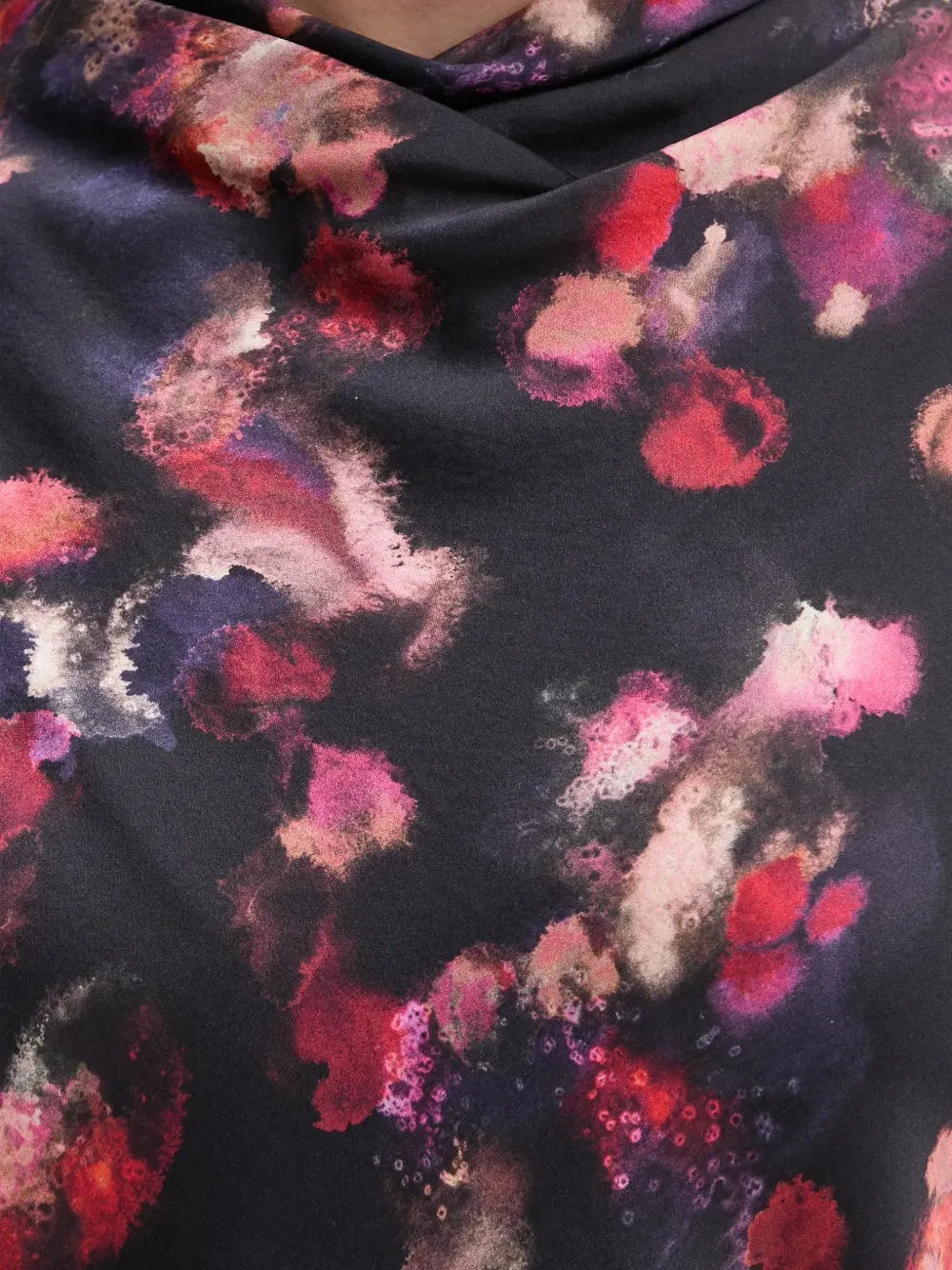 A.L.C. Georgia blouse met open rug Blauw