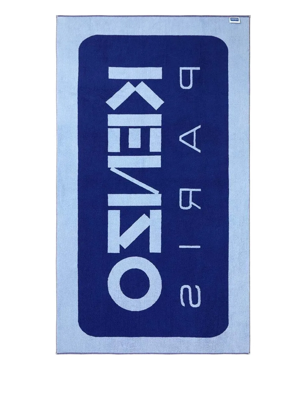 Kenzo logo-print beach towel | Blue | Image 1