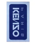 Kenzo logo-print beach towel - Blue