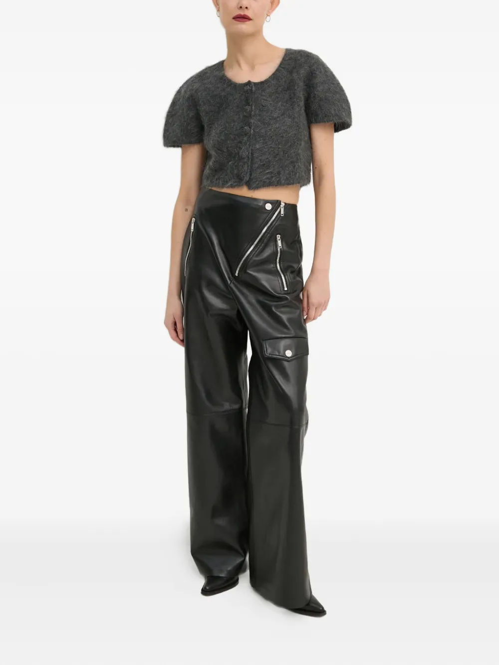 By Malene Birger Zhara buttoned short-sleeve cardigan | Cardigans | Image 2