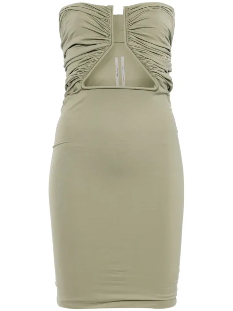 Rick Owens vestido corto con detalle de punta