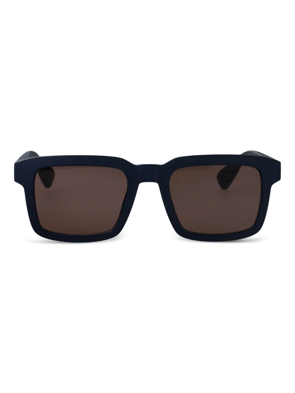 Mykita Zonnebril met rechthoekig montuur Blauw