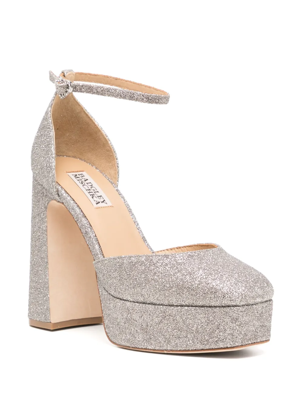 Badgley Mischka 130 mm Jayda pumps Zilver