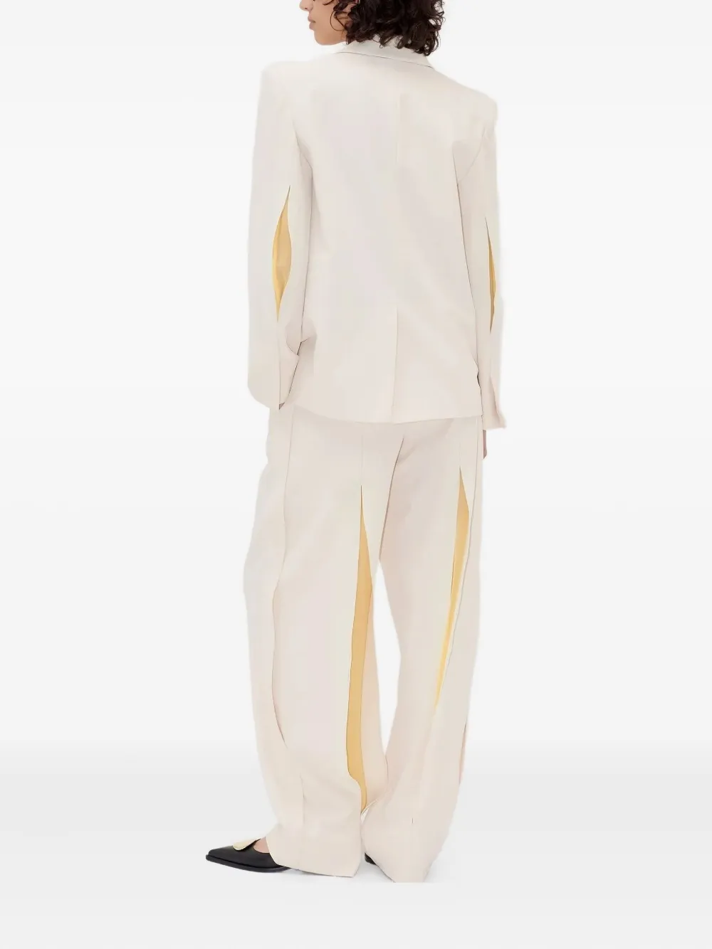 Stine Goya Split-leg Trousers In Brown