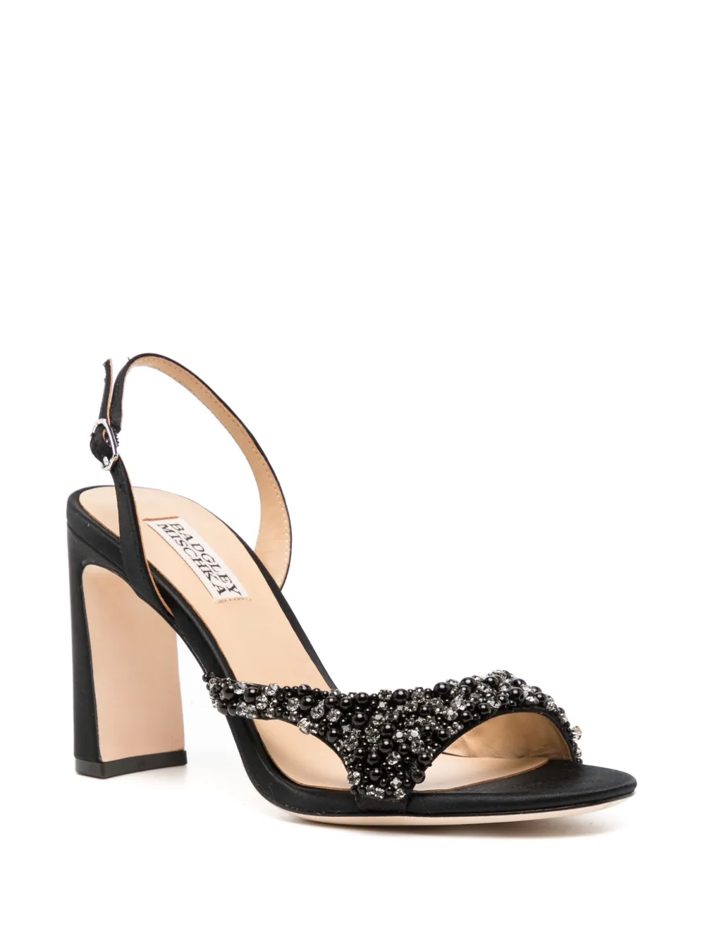 Badgley Mischka 85 mm Jenesis sandalen - Zwart