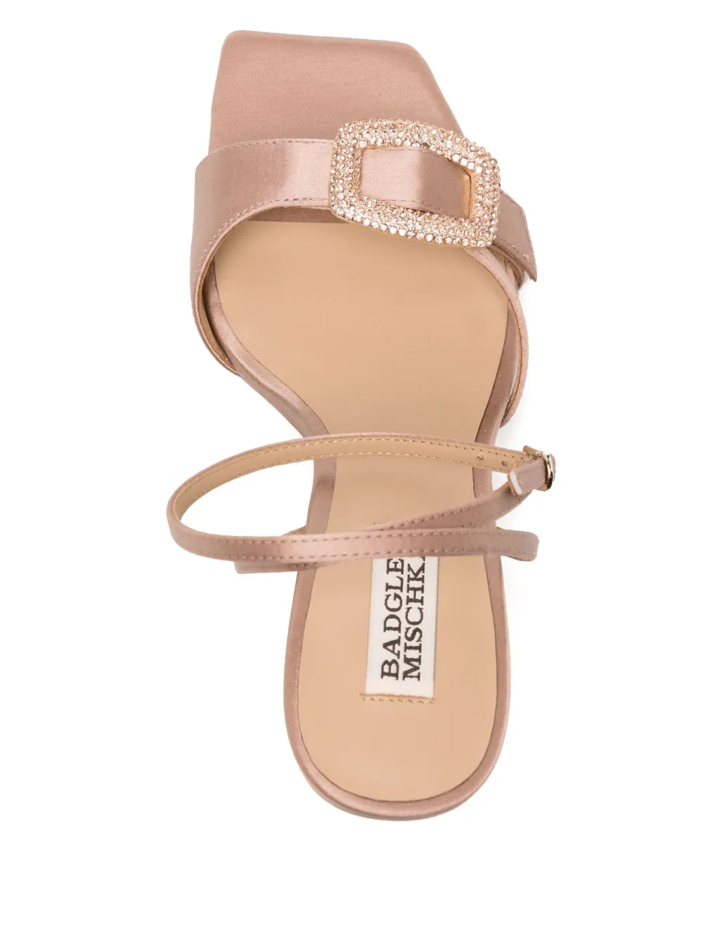 Badgley Mischka 85mm Judith sandalen Beige