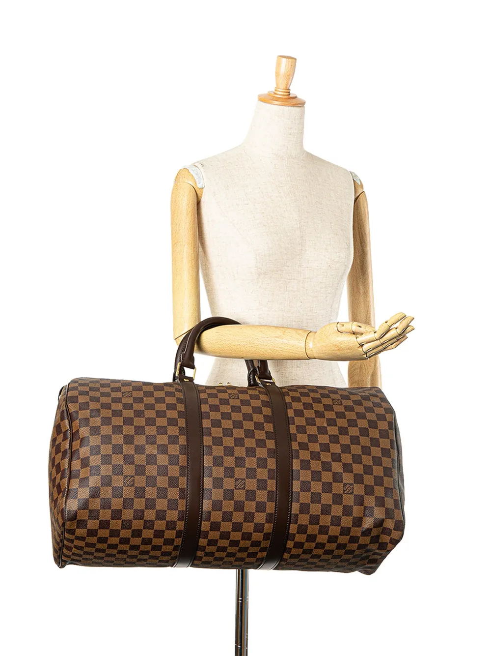 Louis Vuitton Pre-Owned 2006 Damier Ebene Keepall 50 travel bag - Bruin