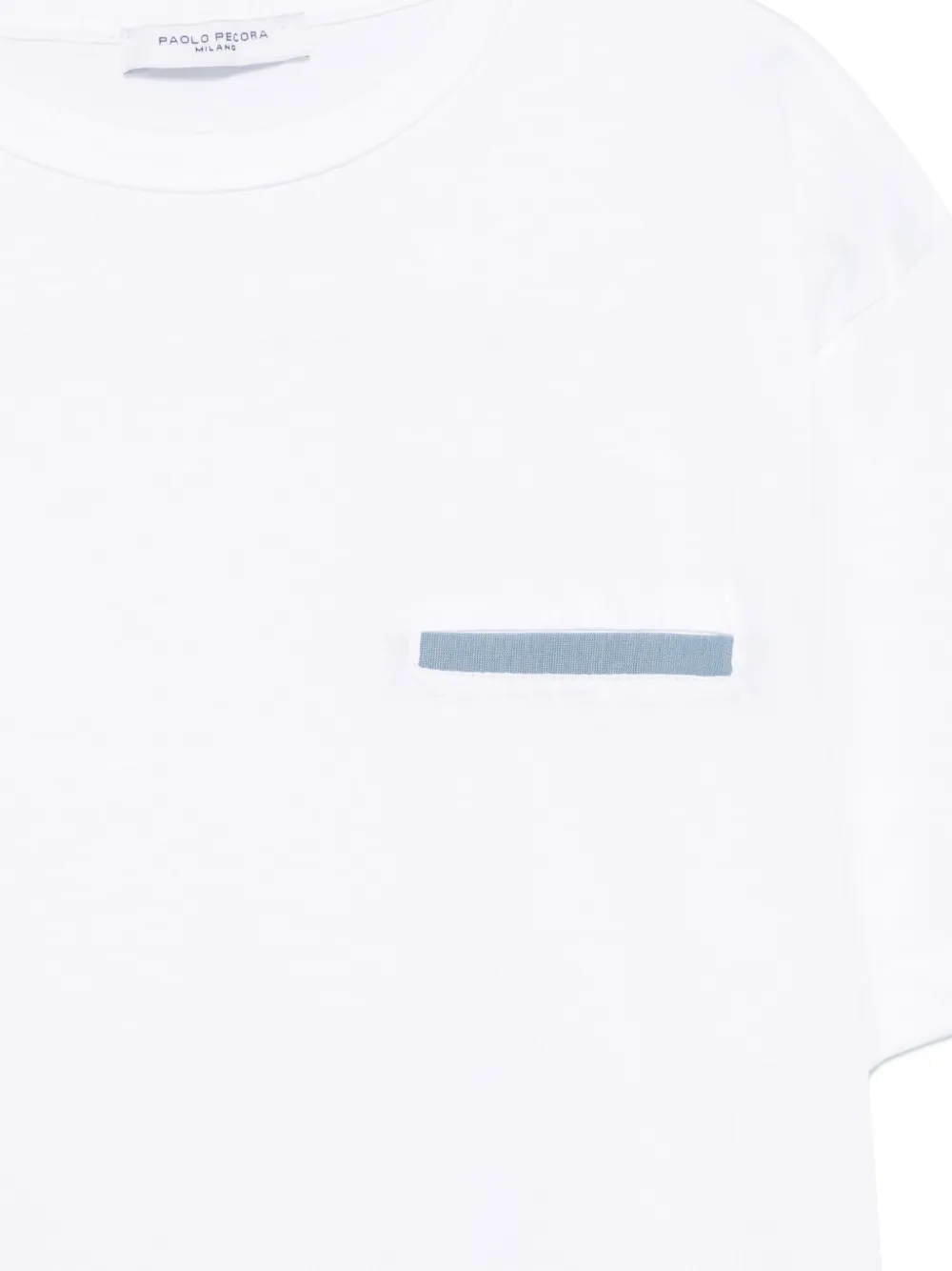 Paolo Pecora Kids Lichtgewicht jersey T-shirt Wit