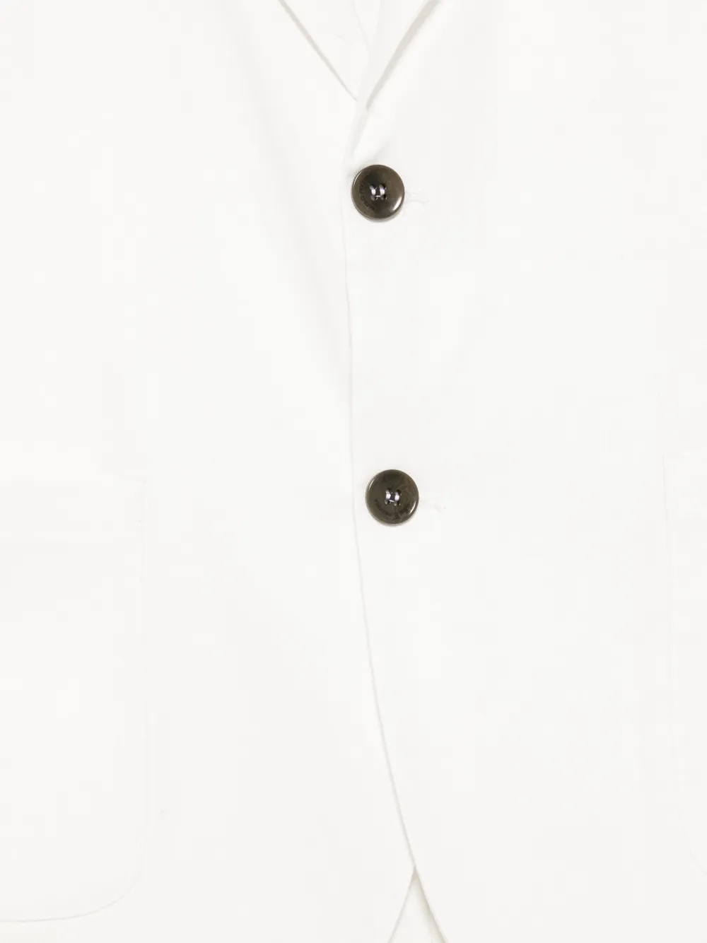 Paolo Pecora Kids Blazer met enkele rij knopen Wit