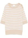 Allude striped T-shirt - Neutrals