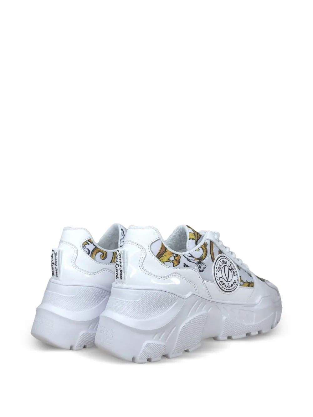 Versace Jeans Couture Barocco-print sneakers White