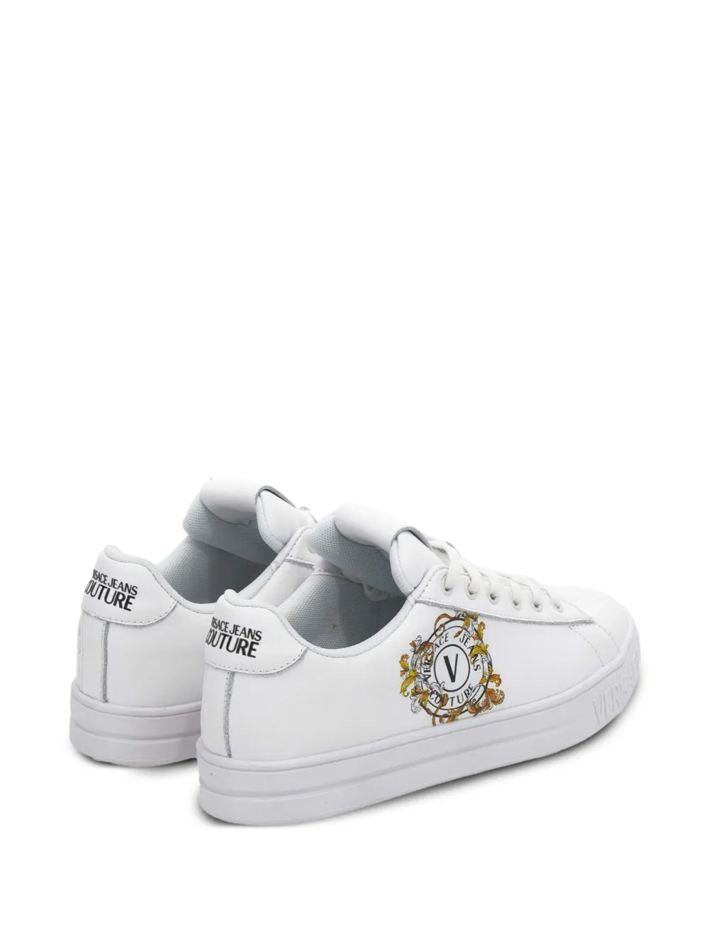 Versace Jeans Couture Sneakers met logoprint Wit