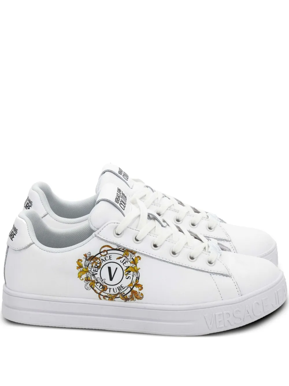 Versace Jeans Couture logo-print sneakers White