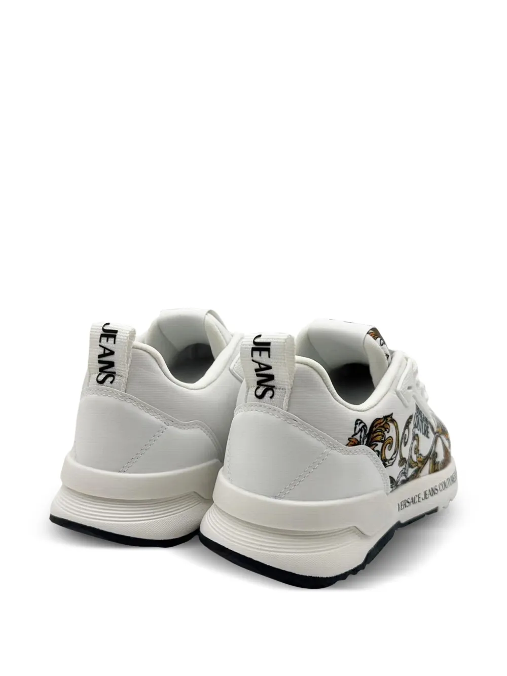 Versace Jeans Couture Barocco-print sneakers White