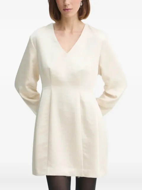 HERSKIND v-neck pleated dress