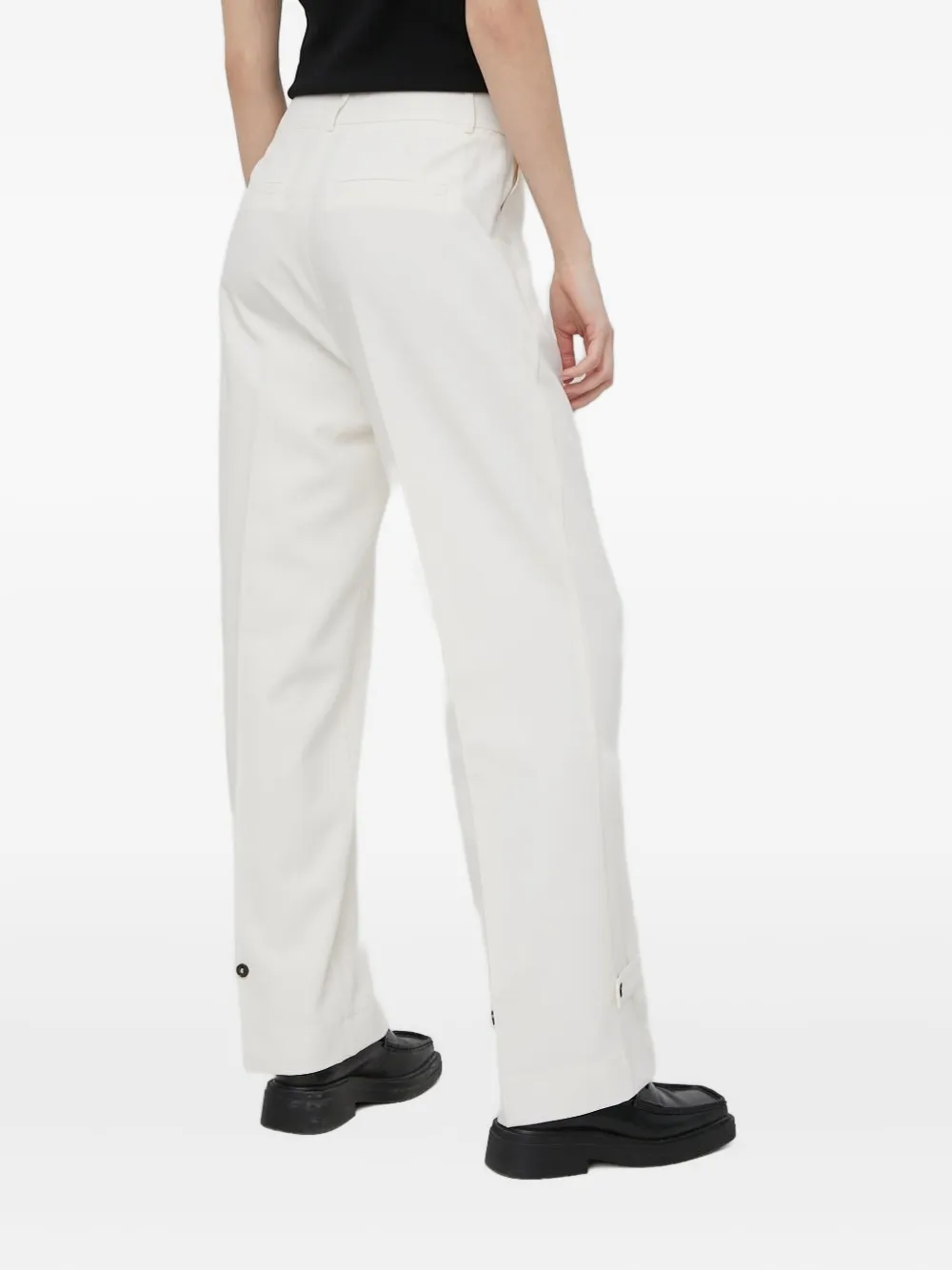 HERSKIND Broek met geplooide details - Wit