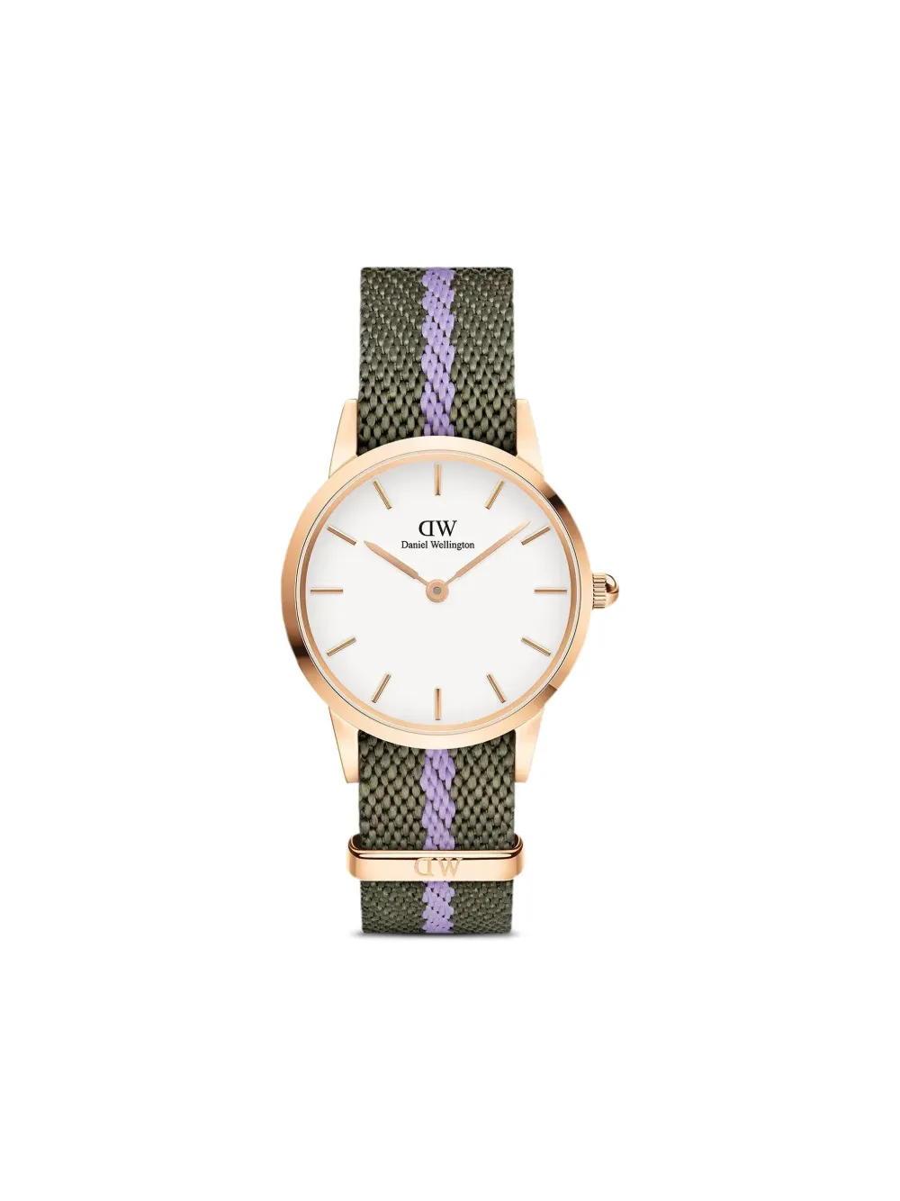 Daniel Wellington Iconic NATO 28mm 腕時計 - ホワイト Daniel Wellington Iconic NATO 28mm 腕時計 - ホワイト