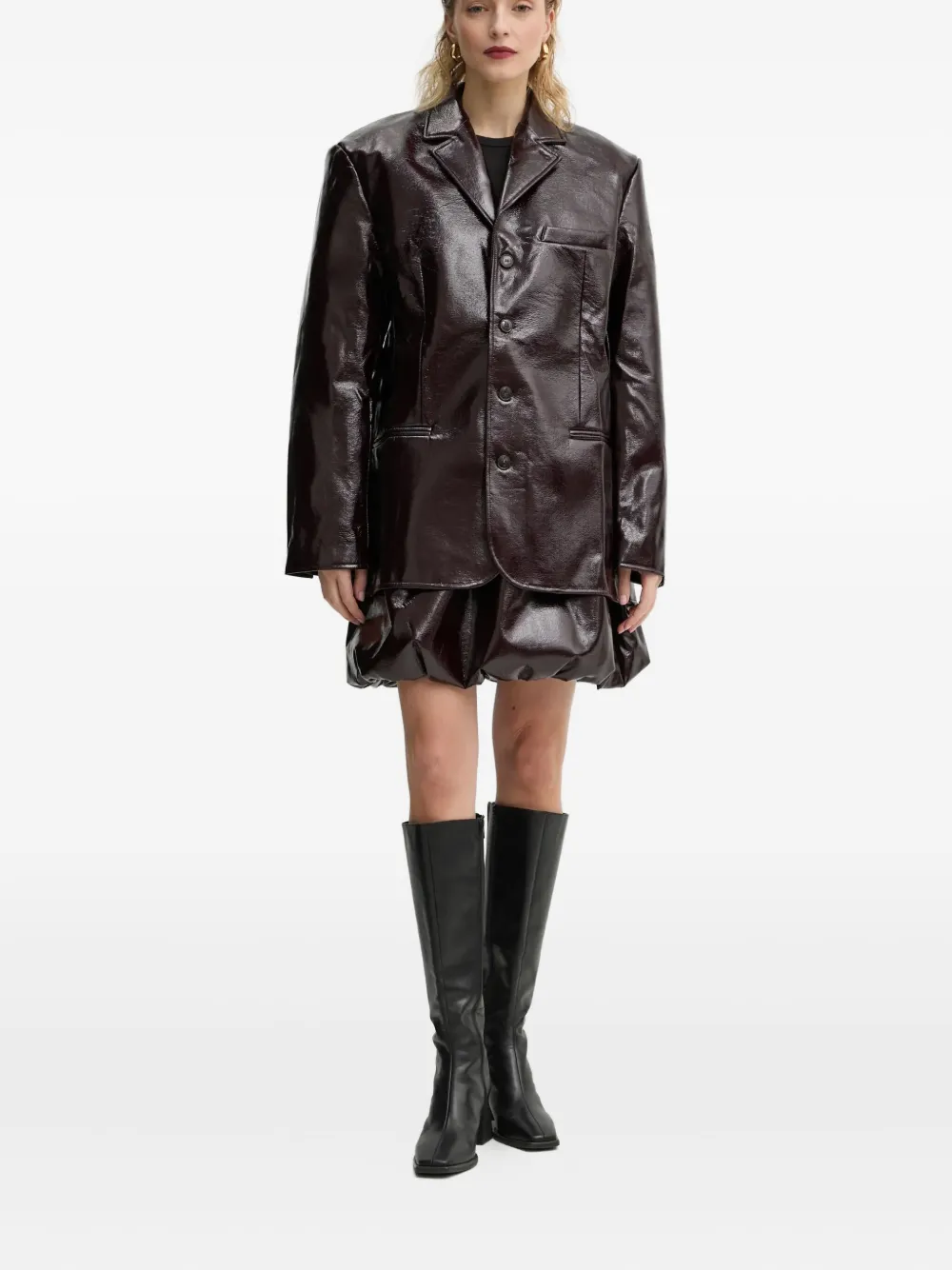 HERSKIND Elastische midi-rok - Rood