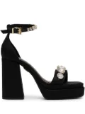 Buffalo 110mm May Neat Ice sandals - Black