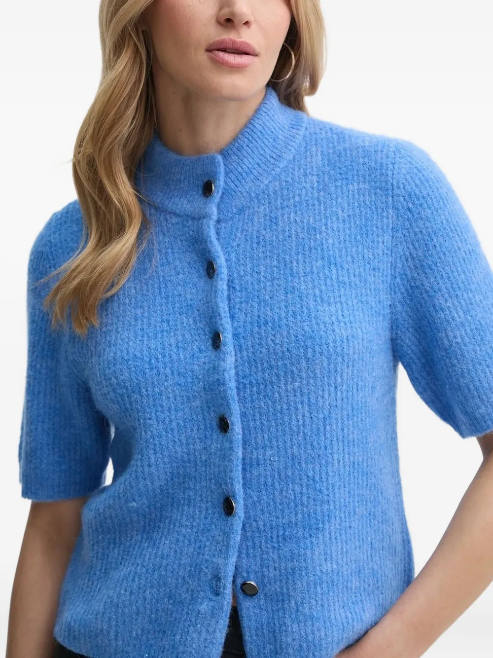 Gestuz Vest met korte mouwen Blauw