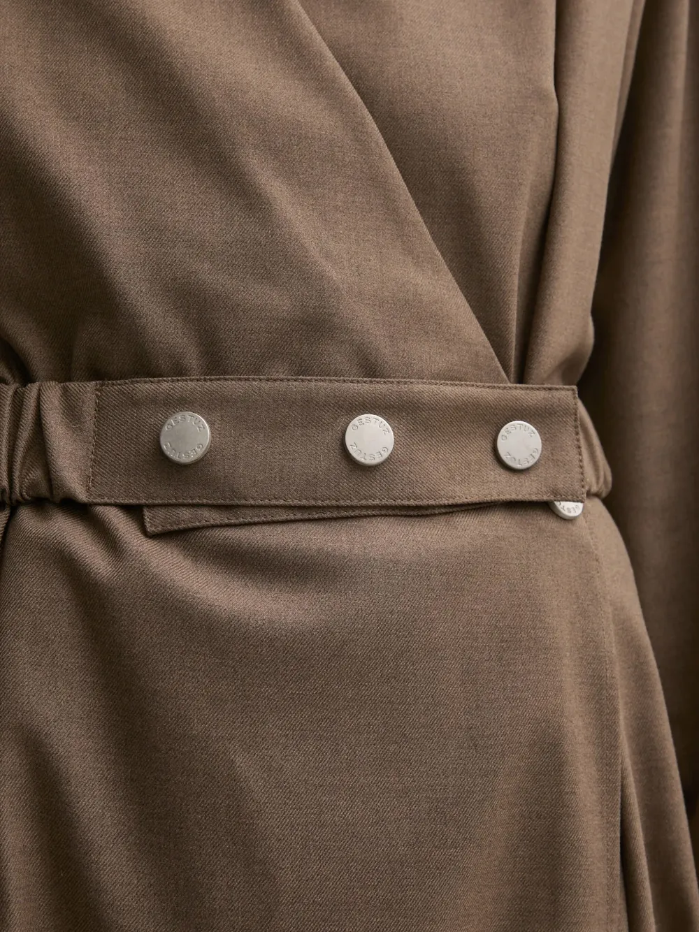Gestuz Cacia Maxi Dress In Brown