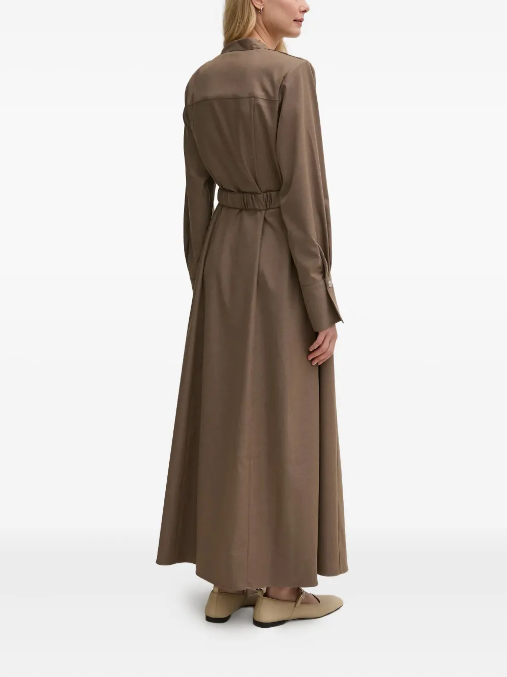 Gestuz Cacia Maxi Dress In Brown