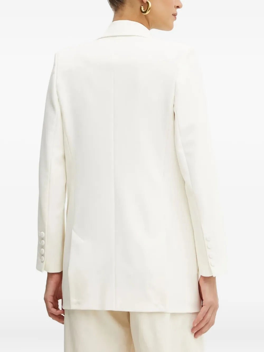 Ivy & Oak Double-breasted Buttoned Blazer In White