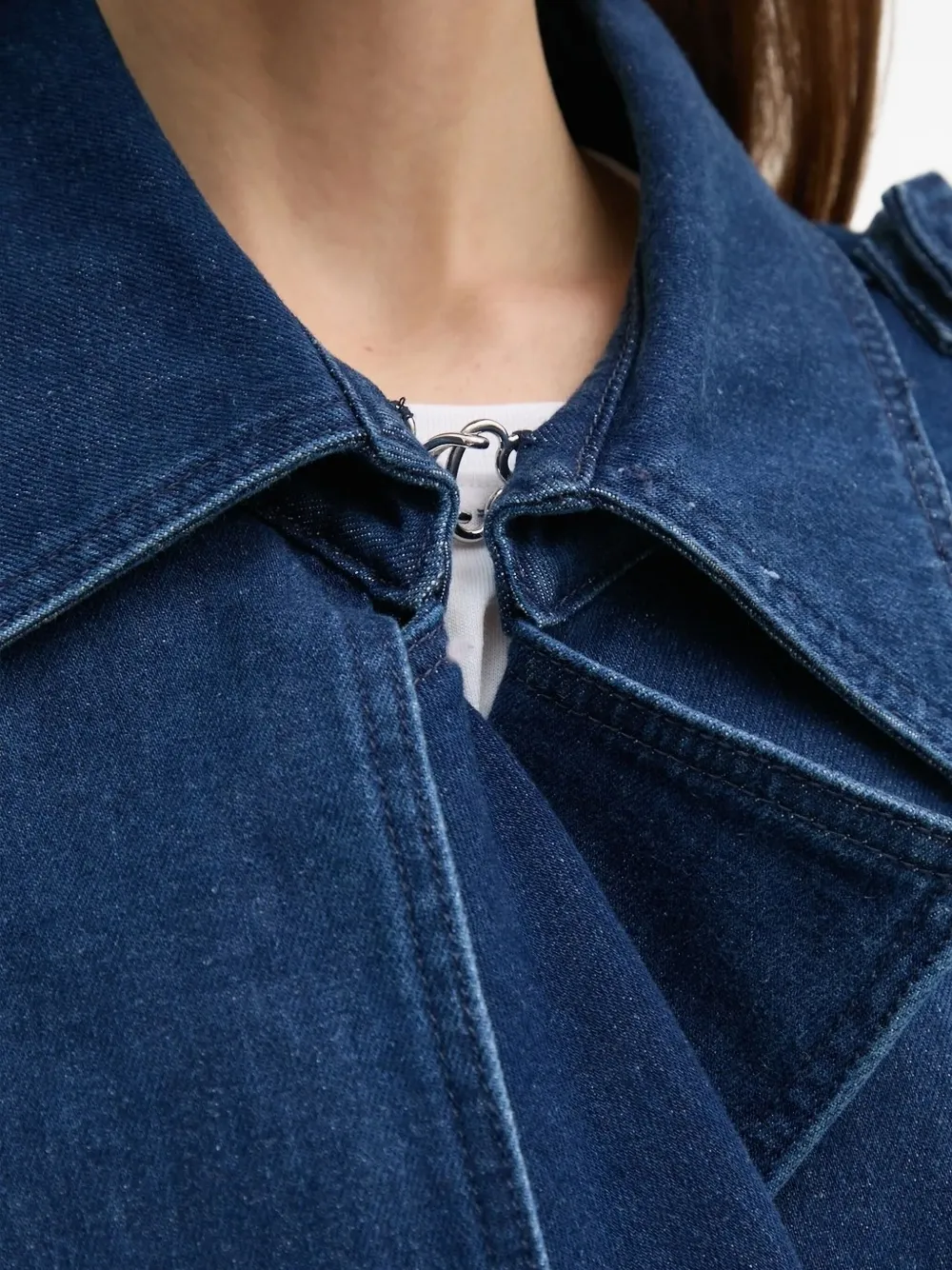 IVY OAK Trenchcoat met ceintuur Blauw