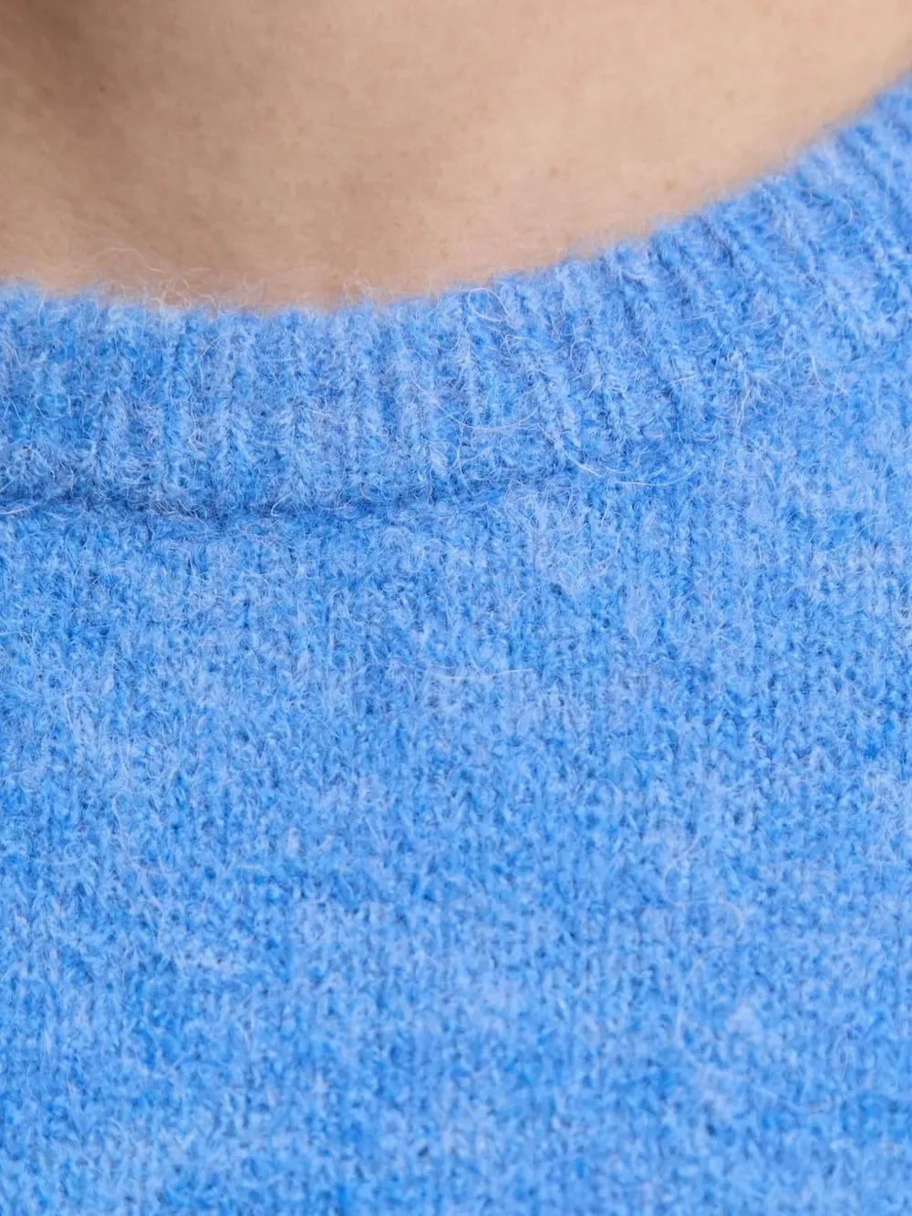 Gestuz Trui met ronde hals en korte mouwen Blauw