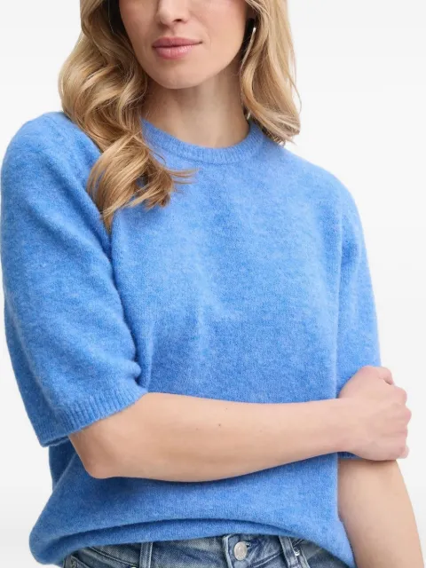 Gestuz short-sleeve crew-neck sweater