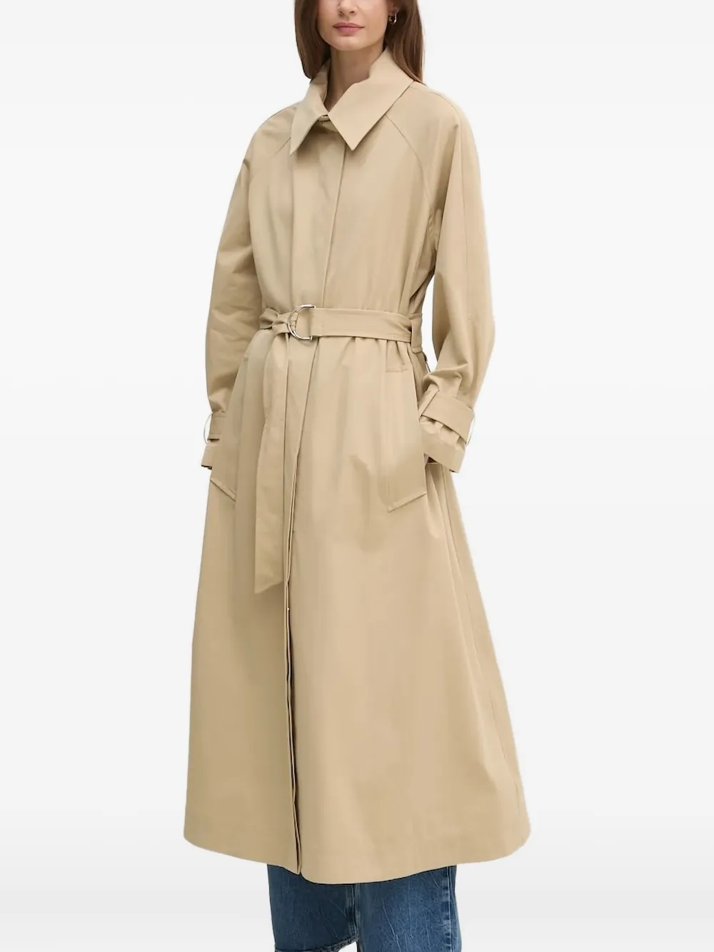 Ivy & Oak Clementine Belted Coat In Brown