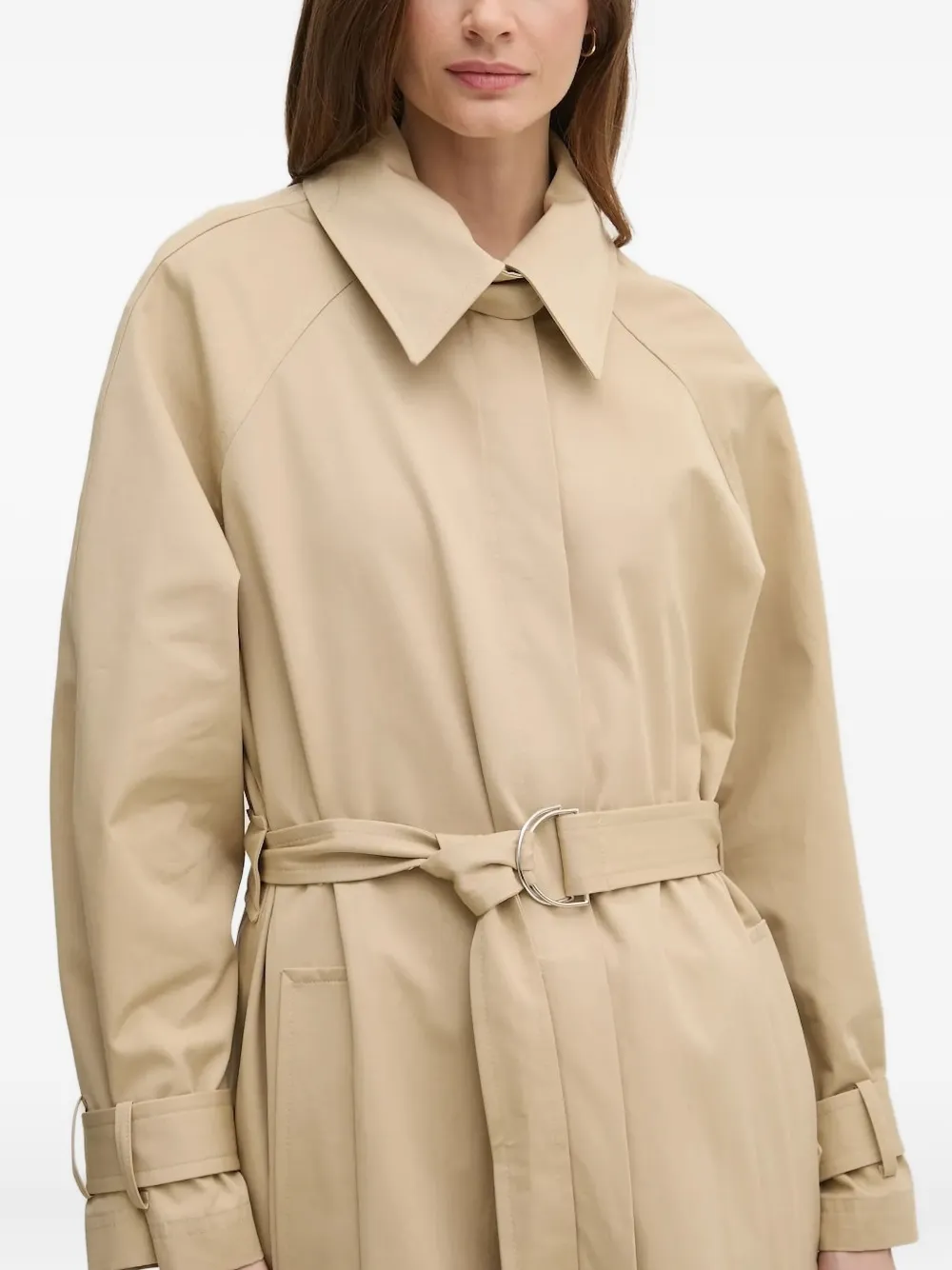 Ivy & Oak Clementine Belted Coat In Brown