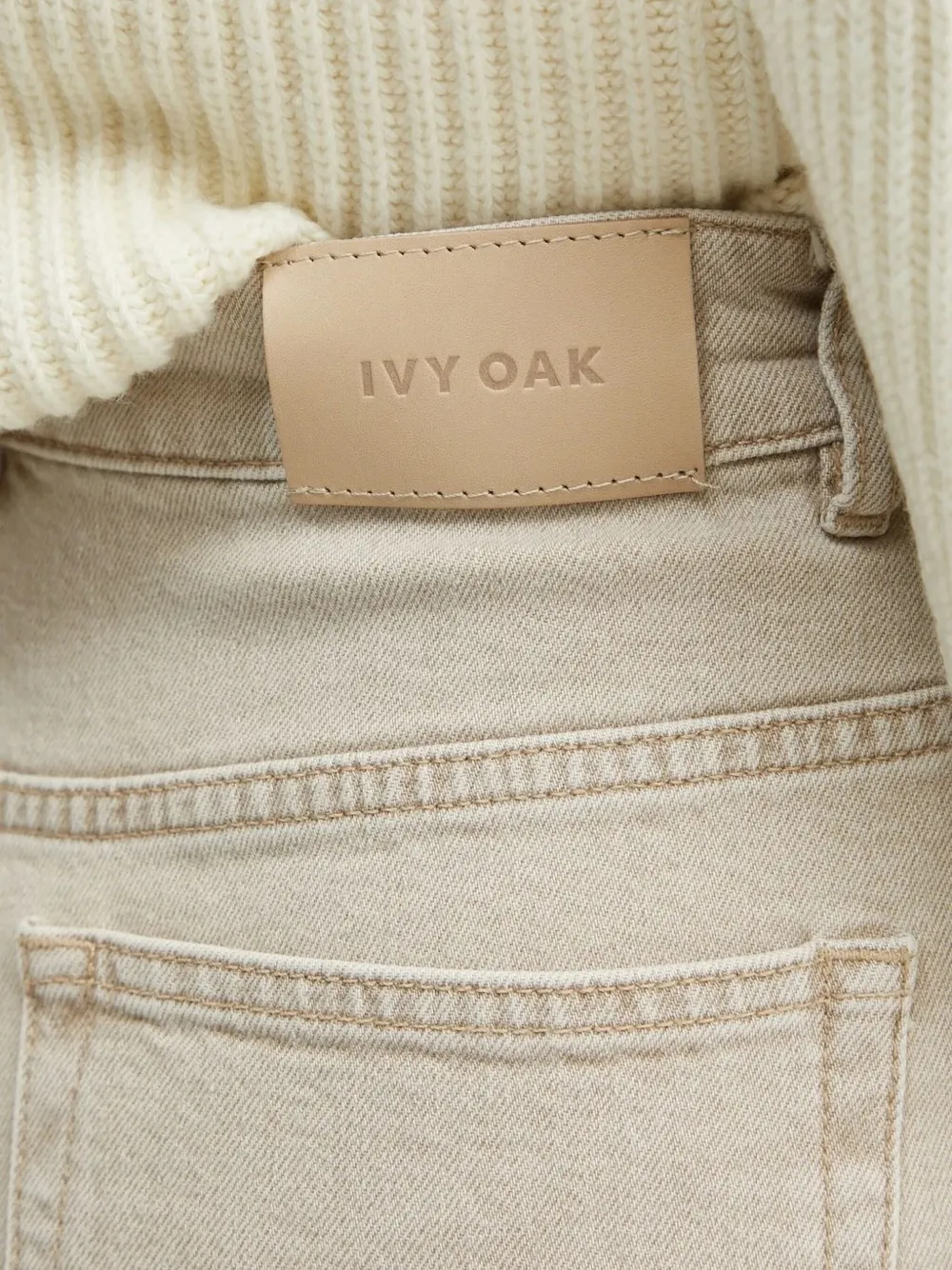 Ivy & Oak Prijanka Wide-leg Jeans In White