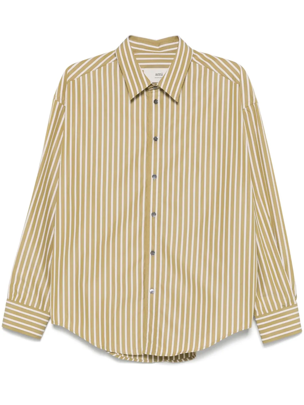AMI Paris Camicia a righe | verde | Image 1