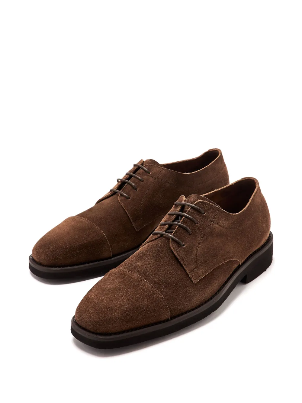 TOM FORD leather derby shoes Brown